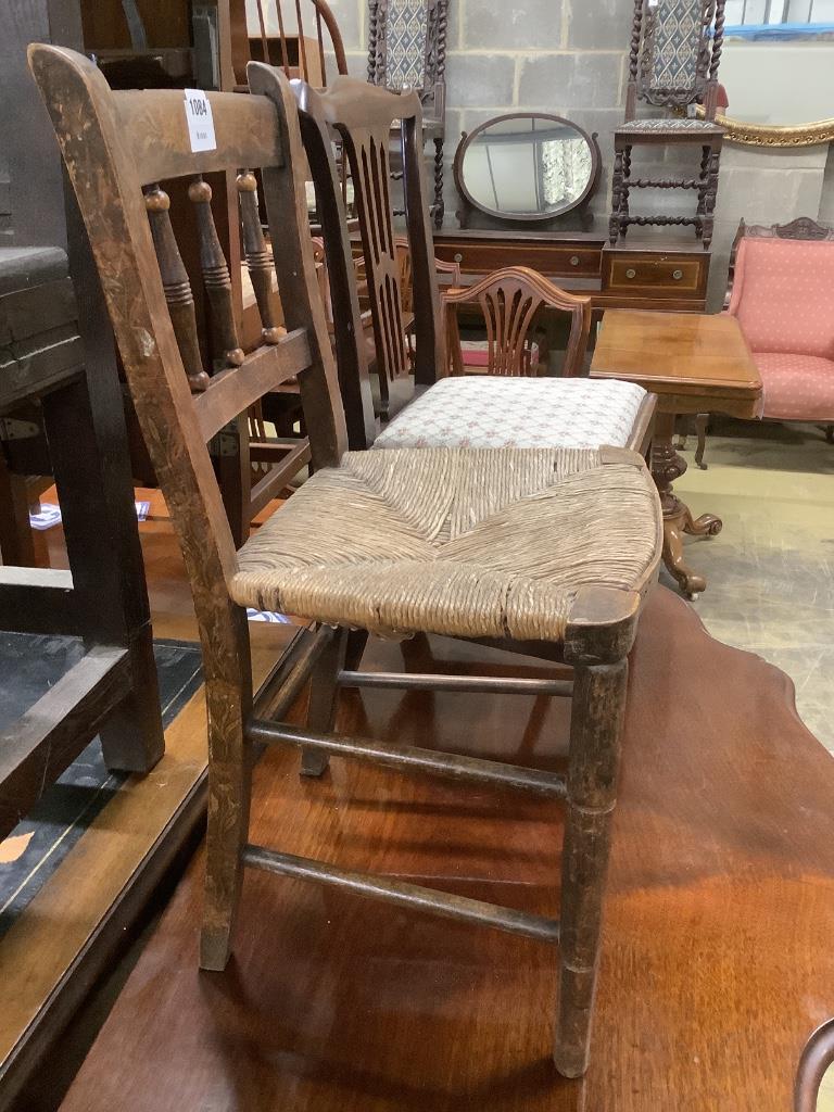 Two 19th century child's chairs